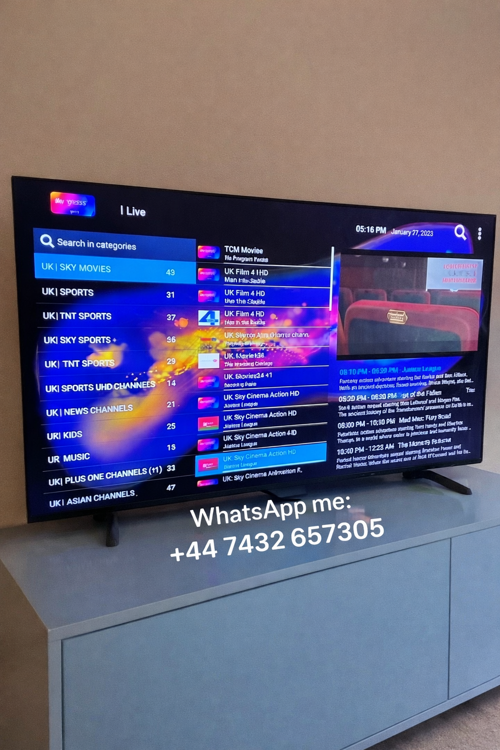 Premium Streaming Access – 12 Month Plan by FlixStick Pro - (WhatsApp me to buy this. Read Description)
